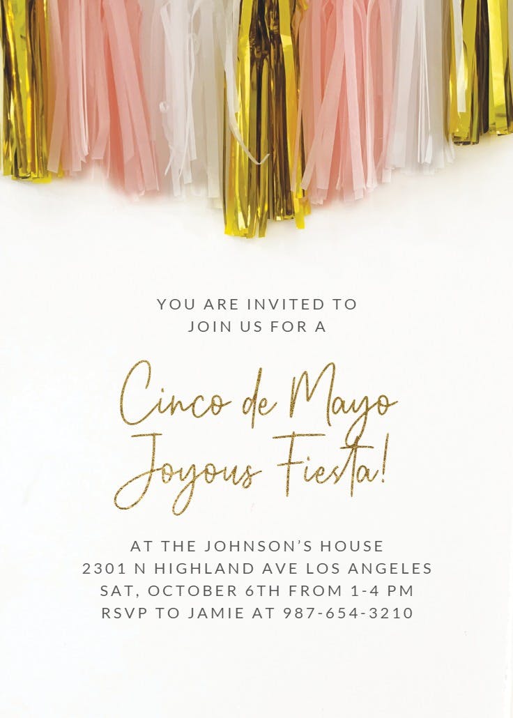 Joyous fiesta Party Invitation Template (Free) Greetings Island